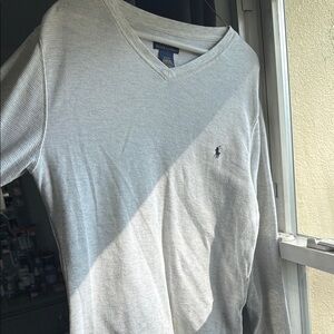 Polo by Ralph Lauren Gray Long Sleeve Tee